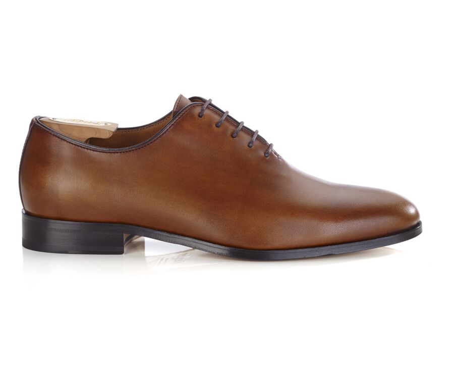 Men’s Gold Patina Oxford Shoes - CORSTON