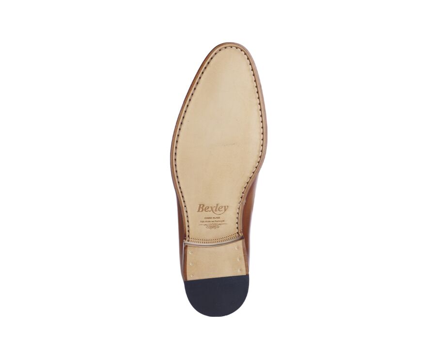 Men’s Gold Patina Oxford Shoes - CORSTON