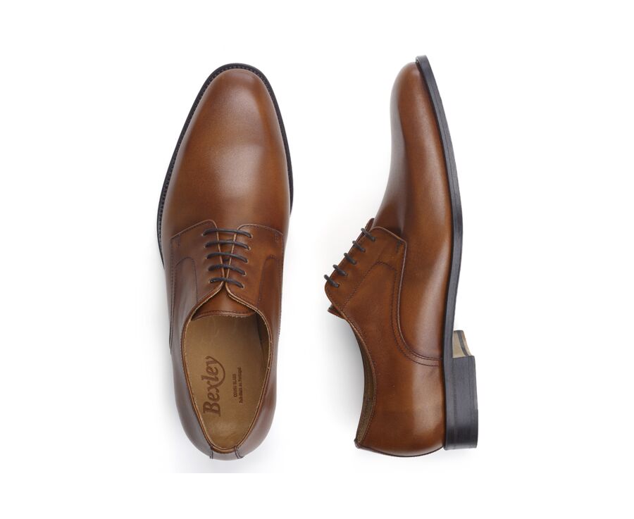 Patina Gold Formal Shoes - Leather outsole - MIDFORD