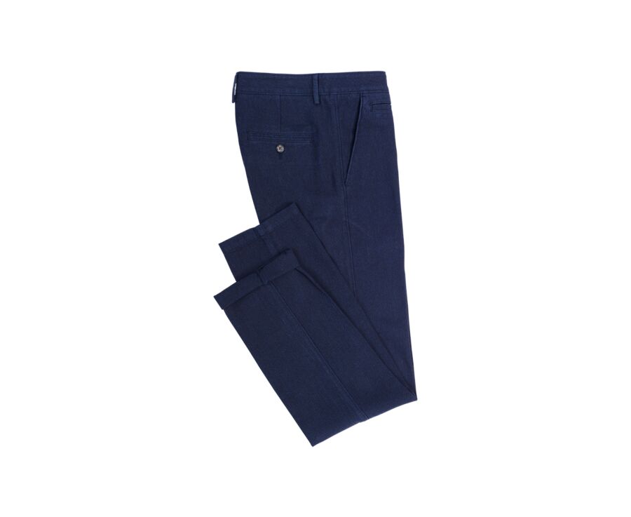 Men's Chino Trousers – Heather Navy - NEIL