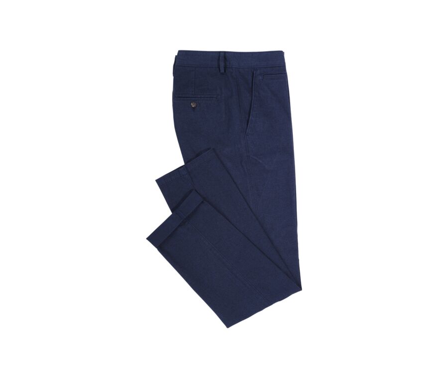 Men's Chino – Navy Herringbone - JORDEN