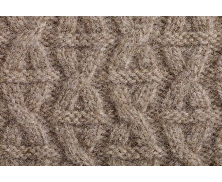 Crew neck pullover - Taupe Melange - CONLEY