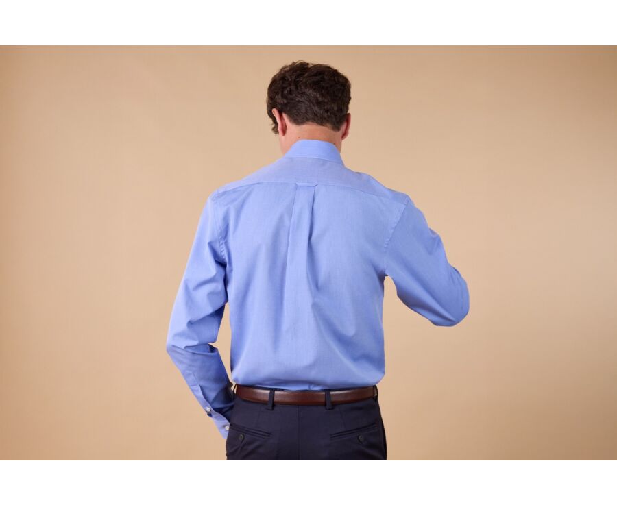 100% cotton shirt – Blue - MAXIRE