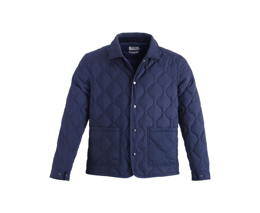 Navy Quilted Blazer for men - NORSTEN