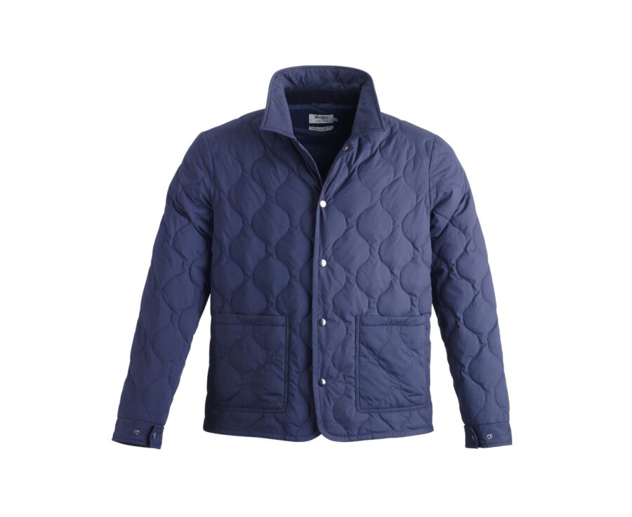 Navy Quilted Blazer for men - NORSTEN