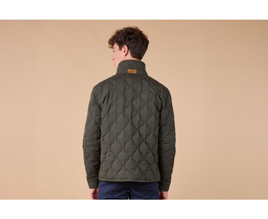 Dark Green Quilted Blazer for men - NORSTEN