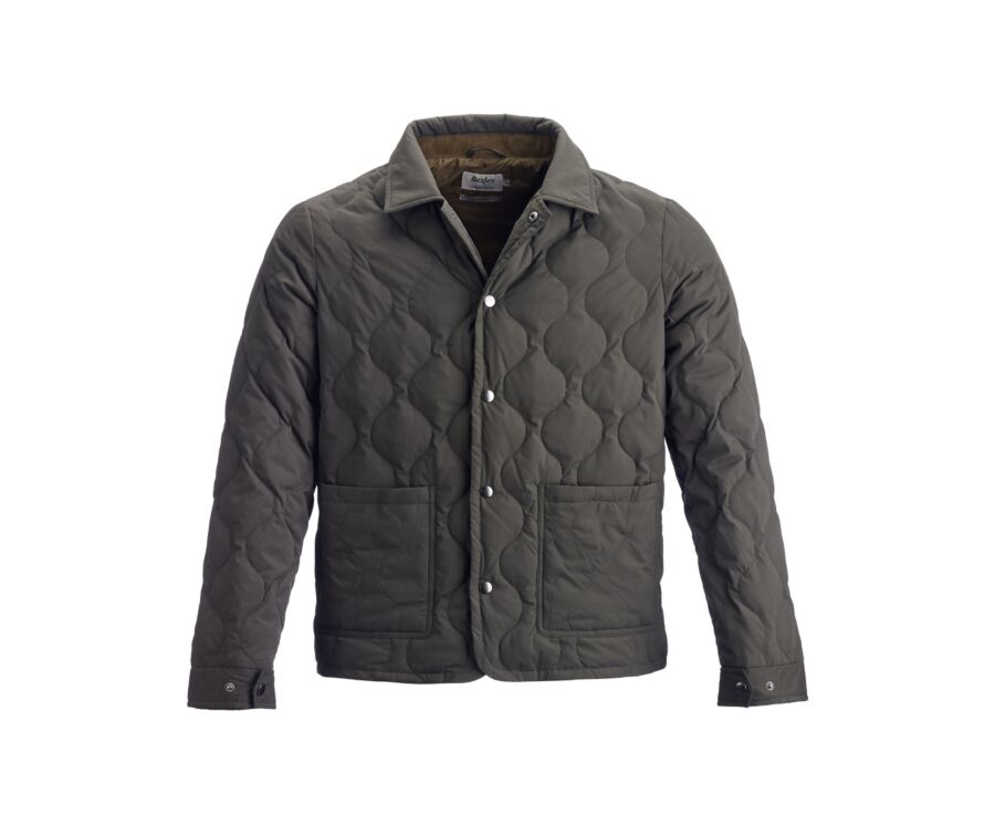 Dark Green Quilted Blazer for men - NORSTEN