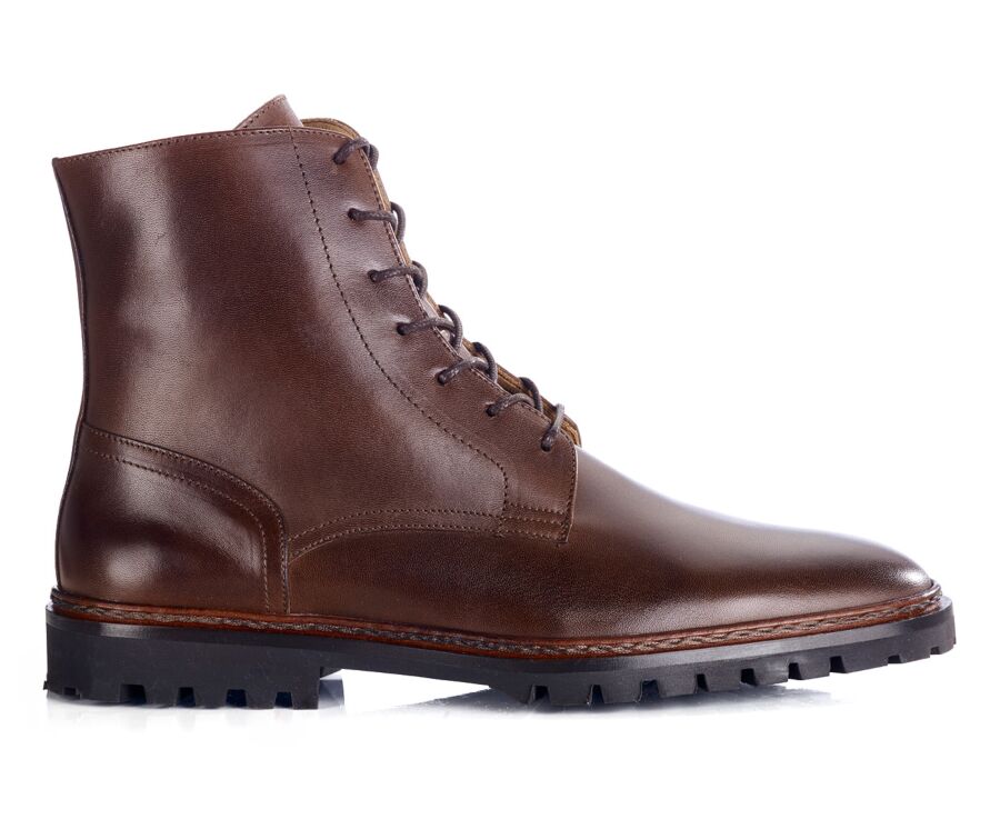 Men’s ankle boots – Patinated Chocolate - FYFIELD GOMME