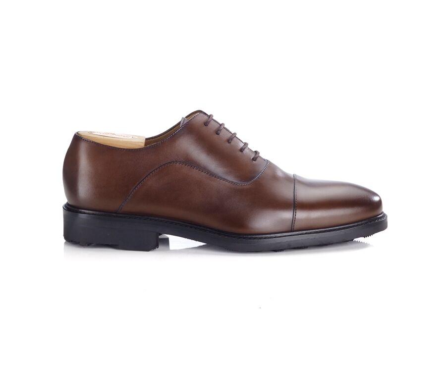 Men's Oxford shoes - Chocolate - GRAKLEY GOMME COUNTRY