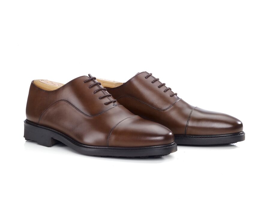 Men's Oxford shoes - Chocolate - GRAKLEY GOMME COUNTRY