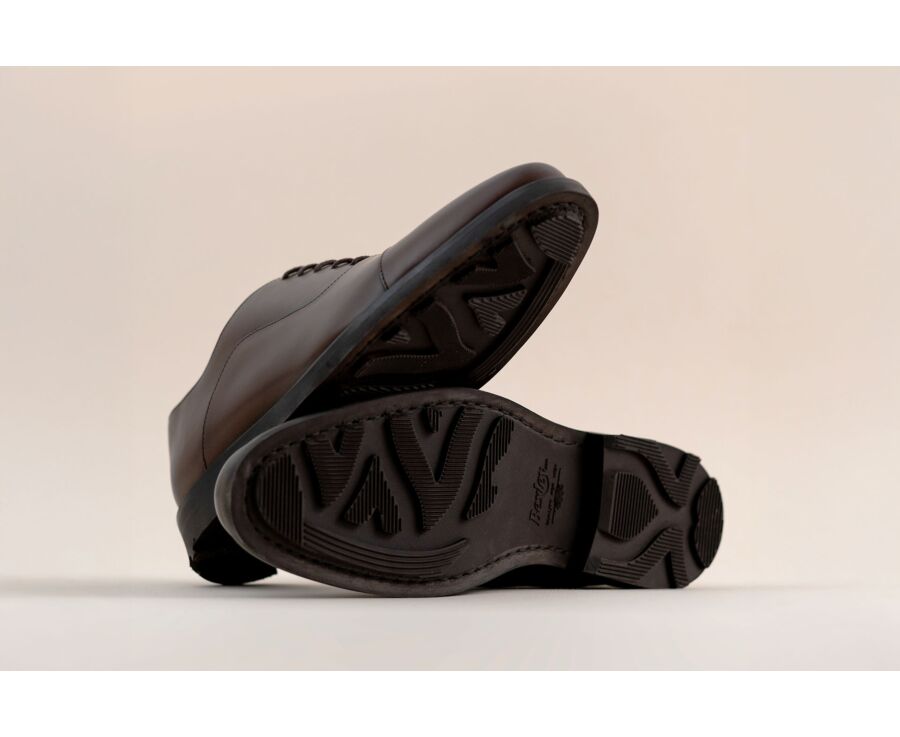 Men's Oxford shoes - Chocolate - GRAKLEY GOMME COUNTRY