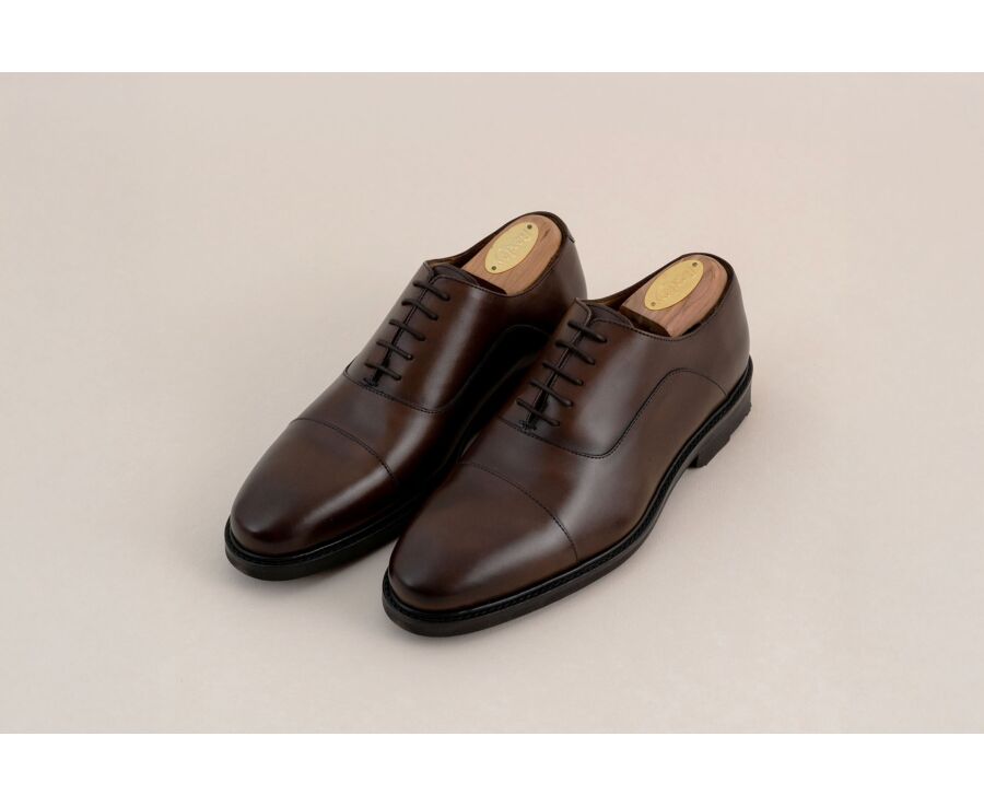 Men's Oxford shoes - Chocolate - GRAKLEY GOMME COUNTRY