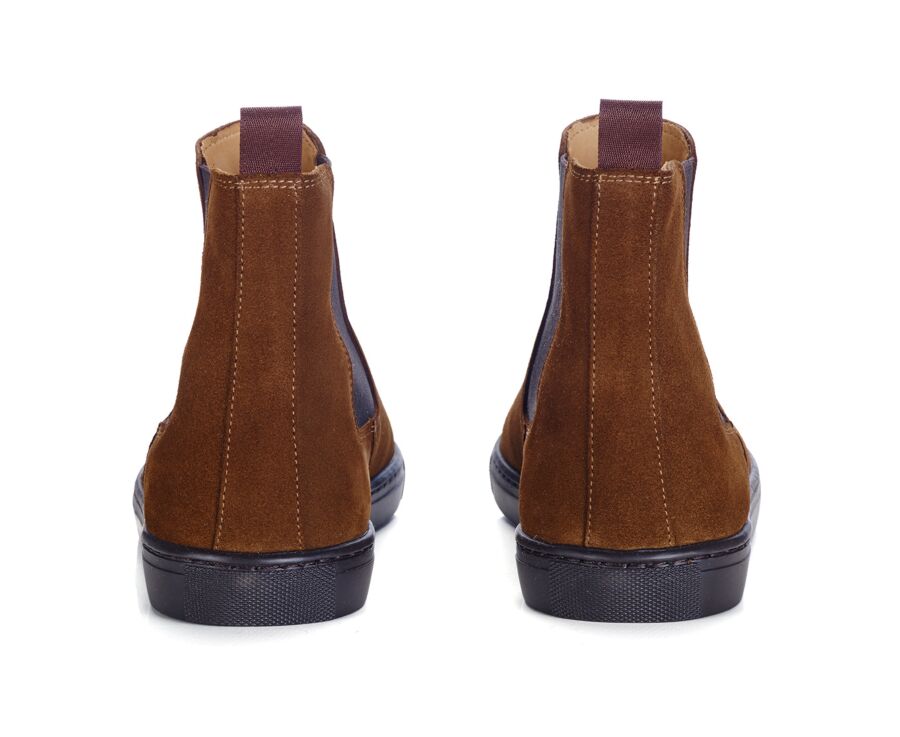Chelsea Sneaker Boots - Hazelnut Suede - NATURI