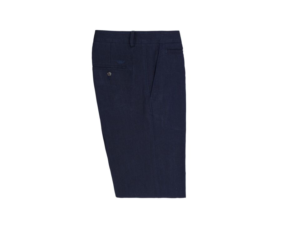 Men's chino trousers Dark Navy Chevron - KERYLL
