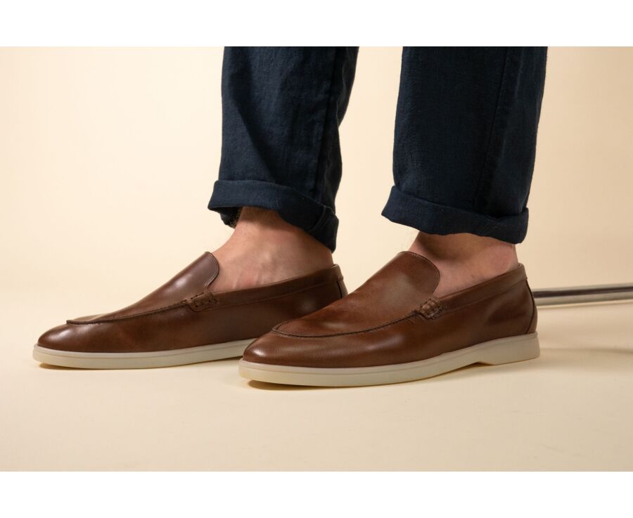 Chestnut - Men's loafers - MANASOTA III