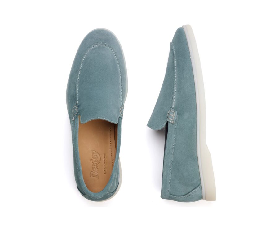 Suede Eucalyptus Men's loafers - MANASOTA III