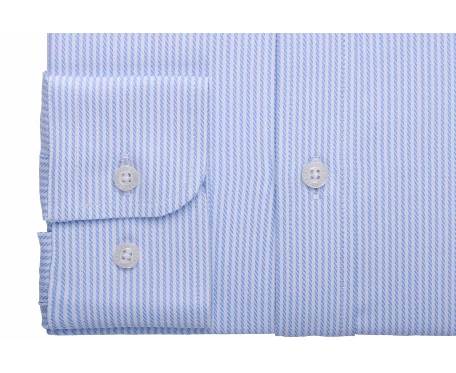 Striped shirt for men - Light Blue & White - DAMELIN