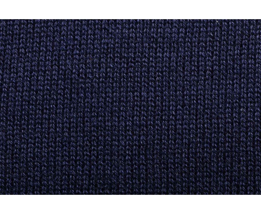 Shirt-style polo for men - Navy - BRAXTEN