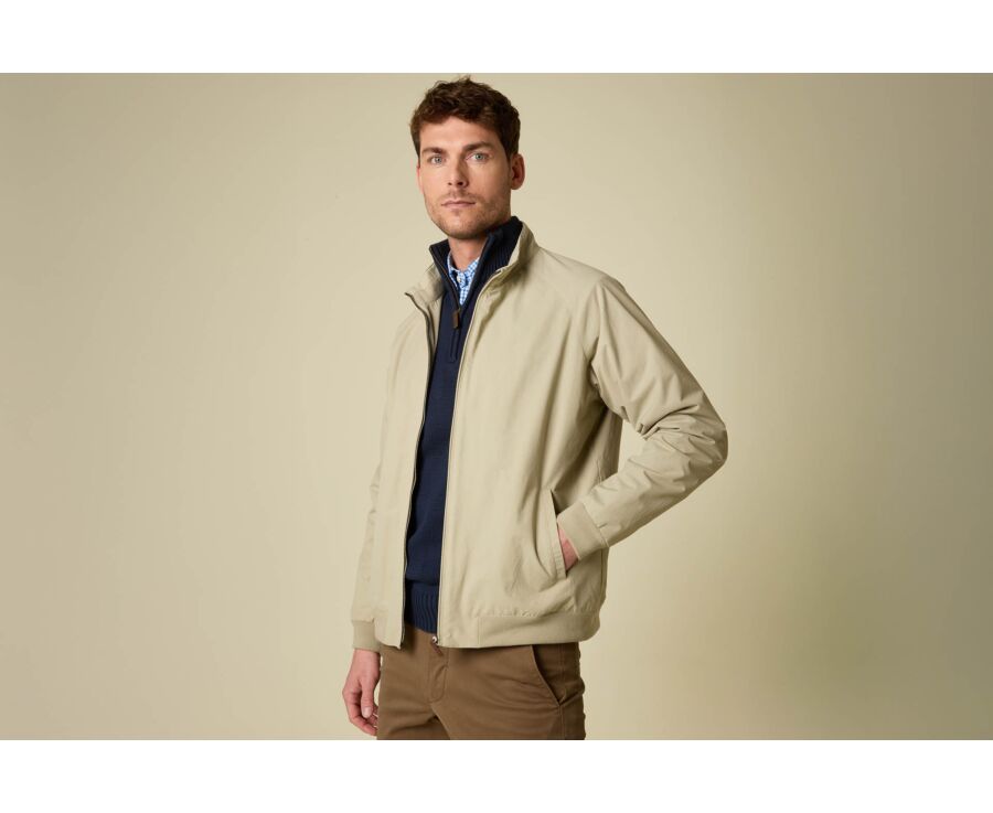 Water-repellent Greige Jacket - ORELIEN