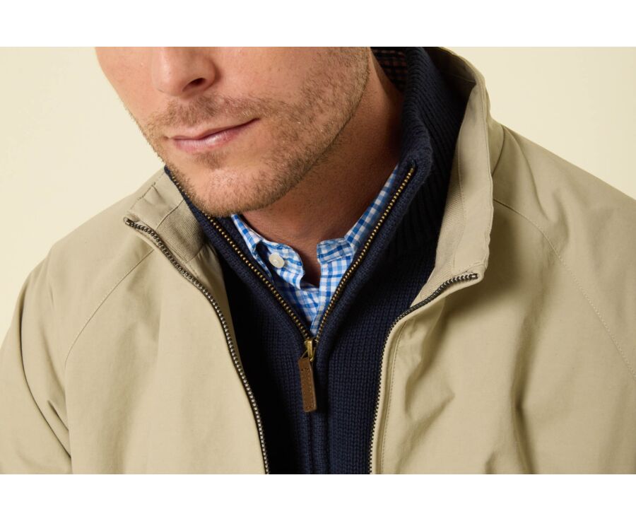 Water-repellent Greige Jacket - ORELIEN
