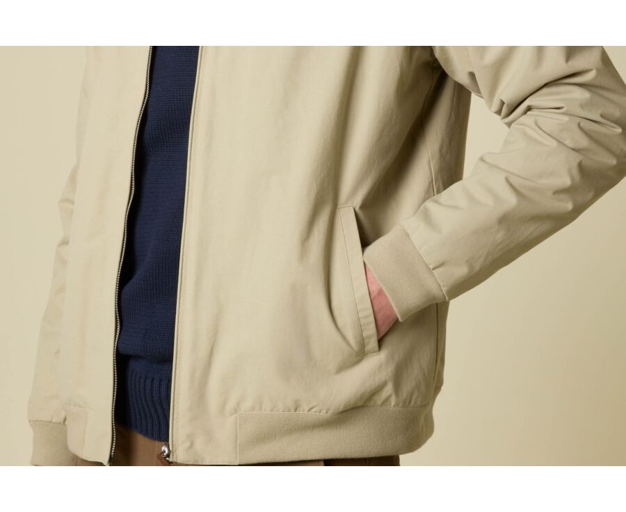 Water-repellent Greige Jacket - ORELIEN