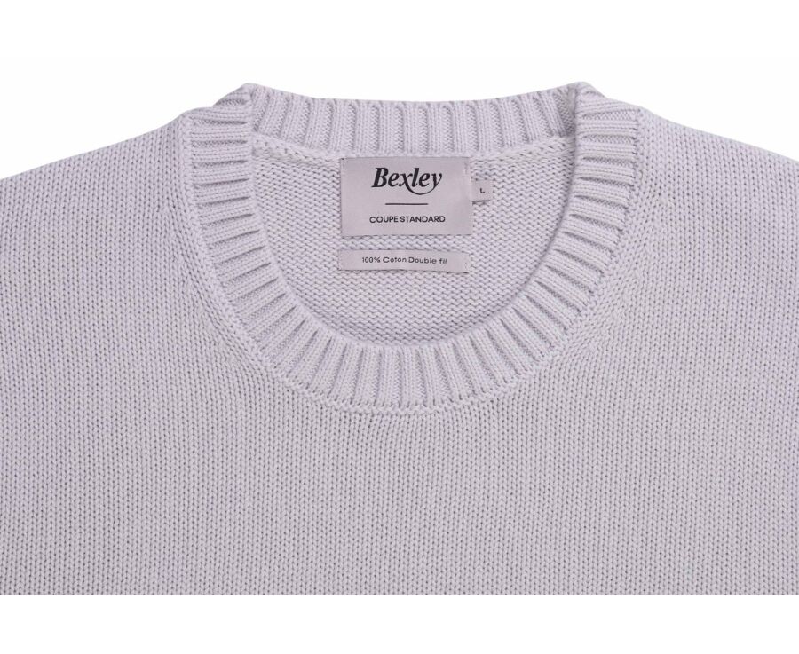 Crew neck jumper - Greige - CALDERIK