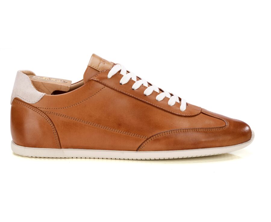 Men’s sneakers - Patina Cognac - BREMLEA