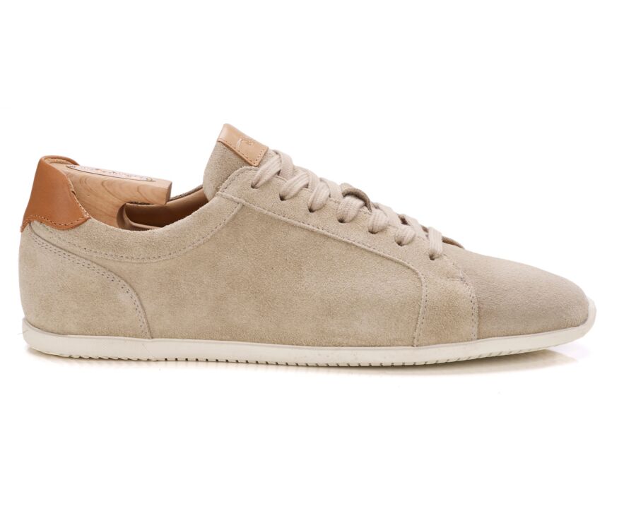 Men’s sneakers - Beige Suede - TARILTA