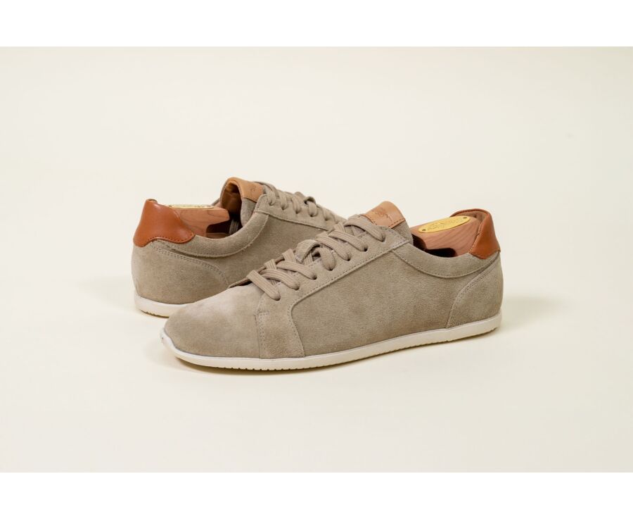 Men’s sneakers - Beige Suede - TARILTA