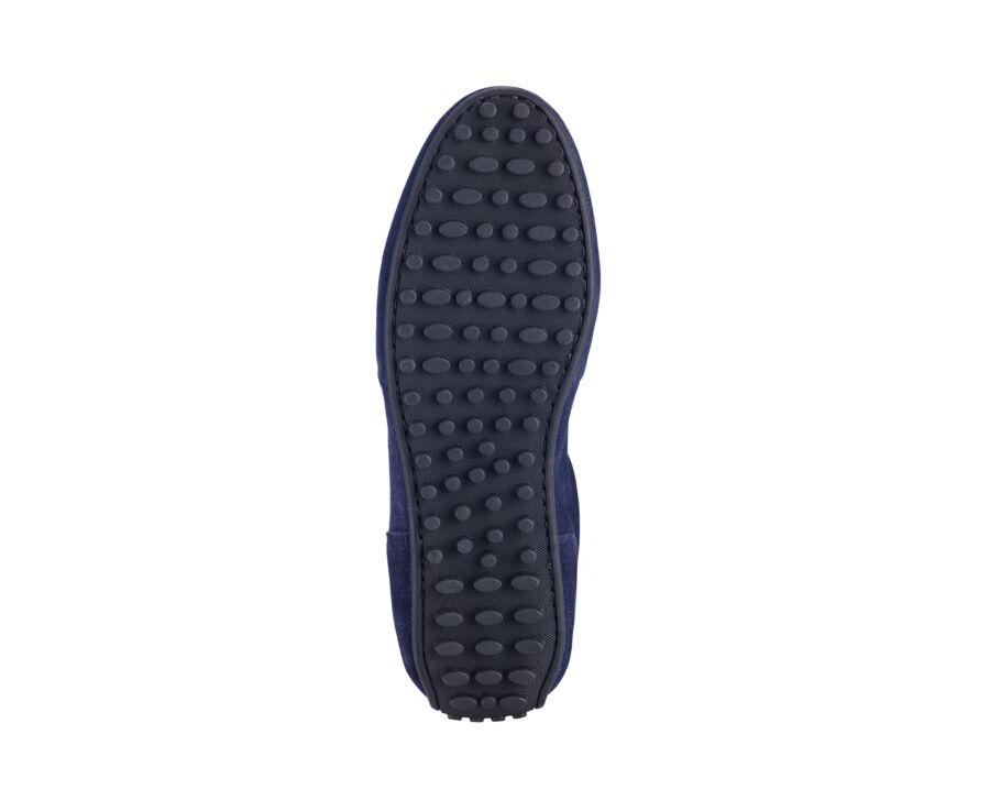 Navy Suede Oxford Sneaker - KIATA