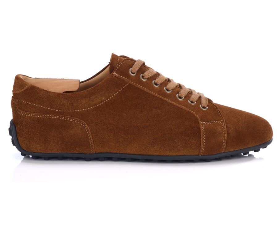 Camel Suede Derby Sneaker - BUNBURY