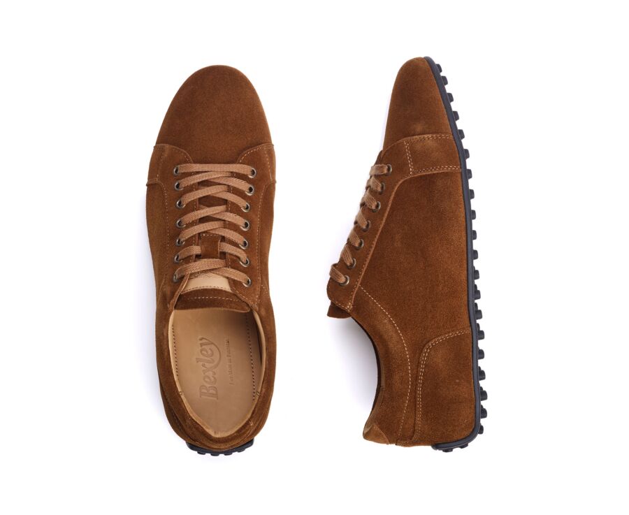 Camel Suede Derby Sneaker - BUNBURY