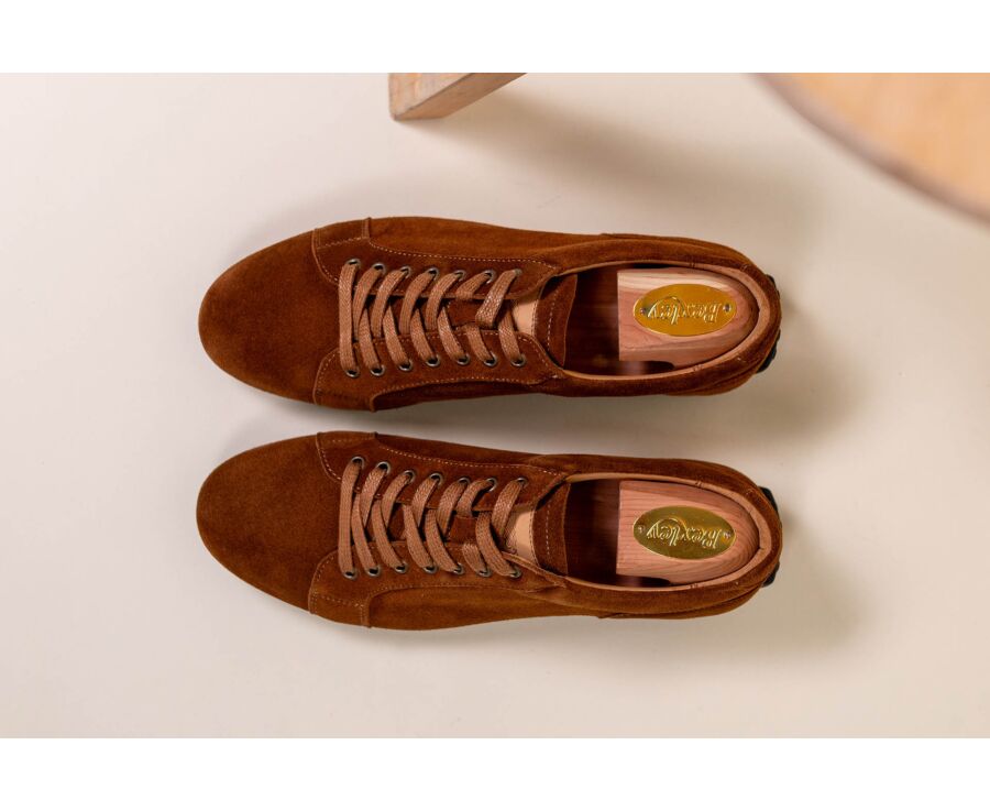 Camel Suede Derby Sneaker - BUNBURY