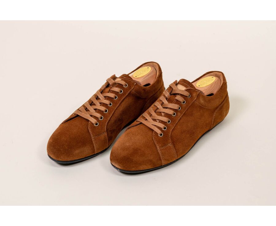 Camel Suede Derby Sneaker - BUNBURY