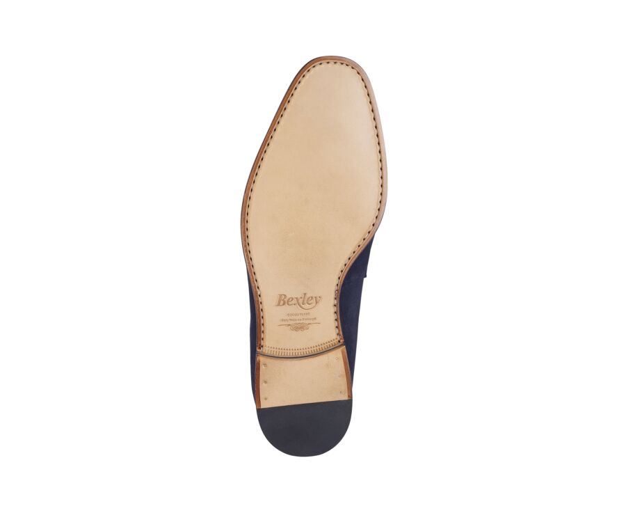 Men’s Loafer - Navy Suede - CANNERO