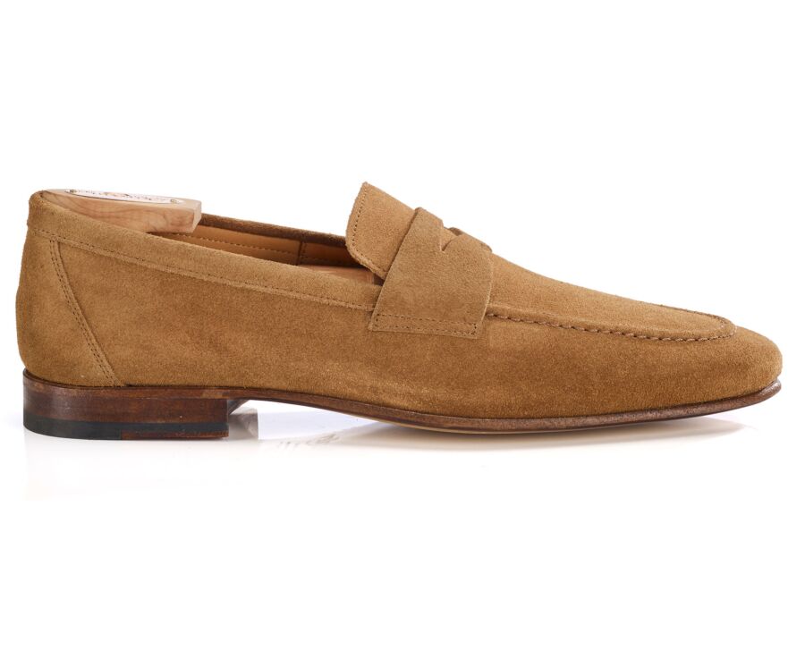 Men’s Loafer - Tobacco Velvet - FINERO