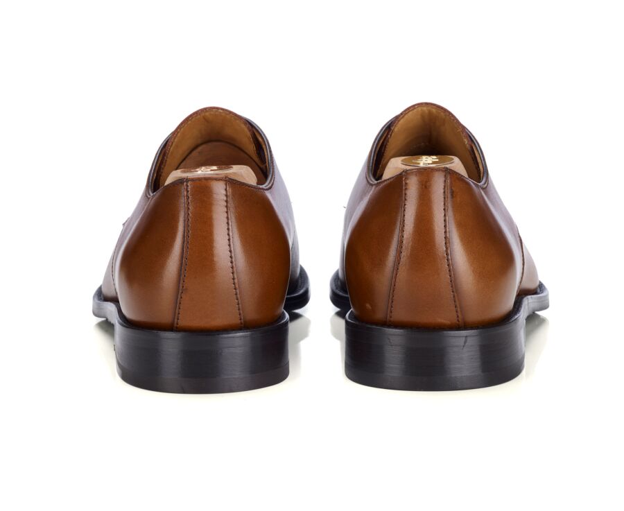 Patina Chestnut Leather - Derby Shoes - MARKFORD