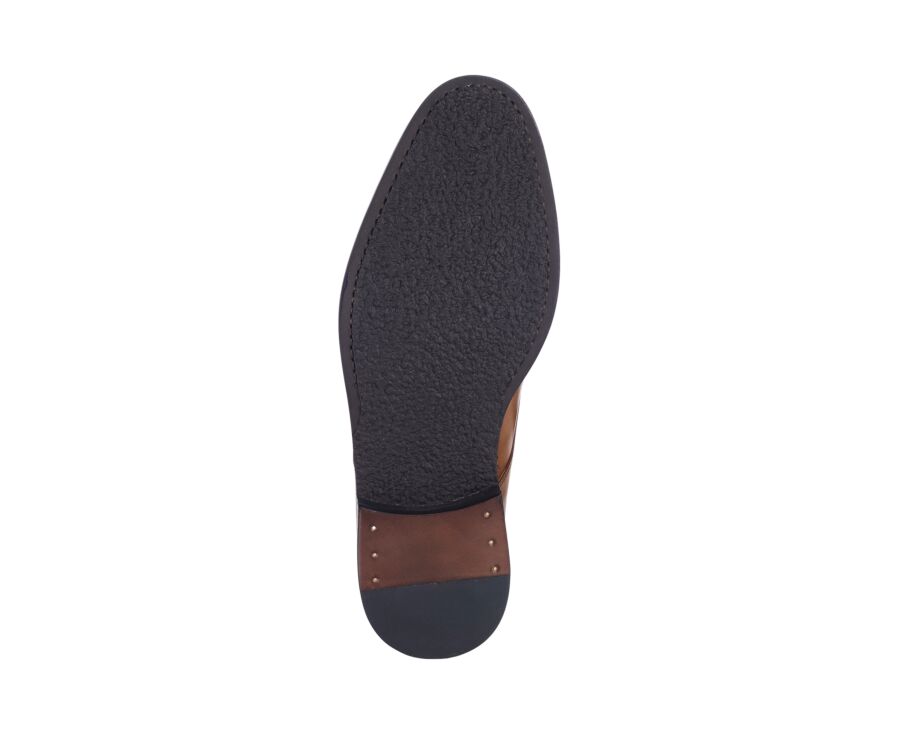 Patina Chestnut Leather - Derby Shoes - MARKFORD