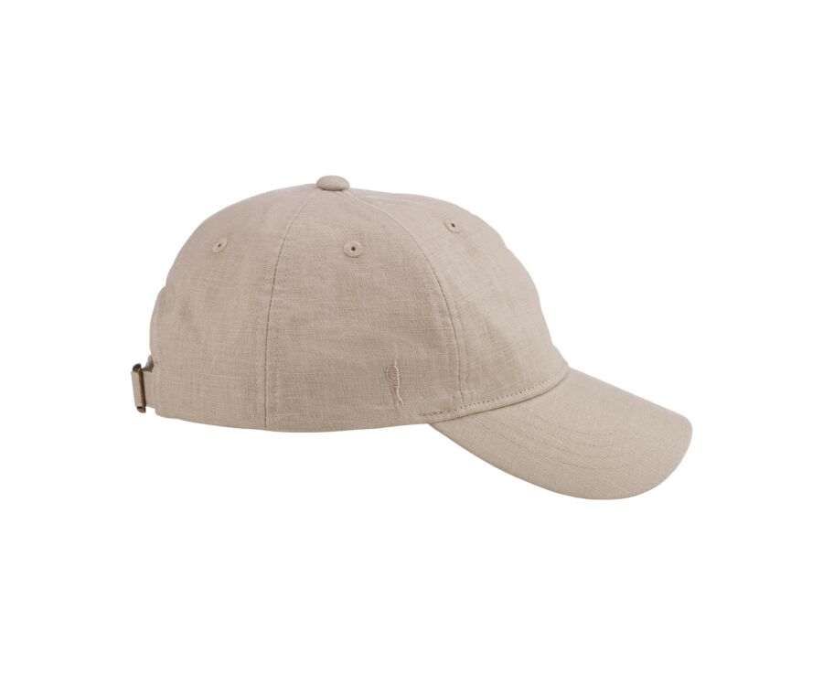 Men's Ecru Linen baseball cap - BRADWELL II