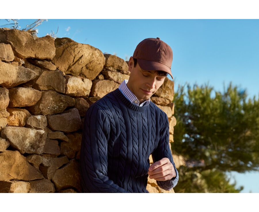 Men's Havana Linen baseball cap - BRADWELL II