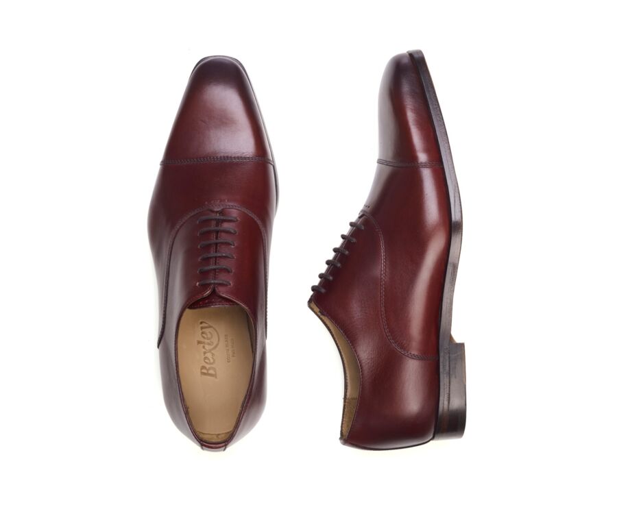 Bright Burgundy  Oxford shoes - Leather outsole - SPEZIA