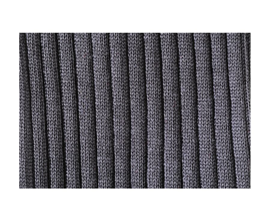 Men's Anthracite Cotton Dress Socks