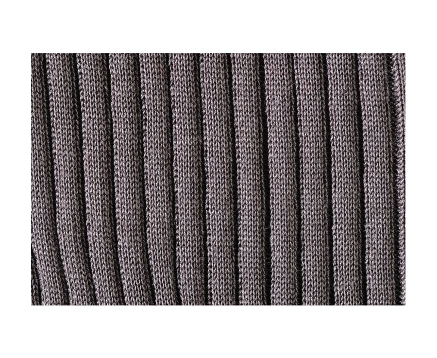 Men's Grey Cotton Dress Socks