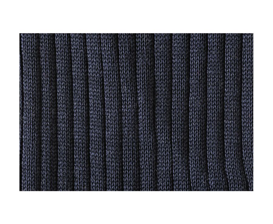 Men's Navy Cotton Dress Socks