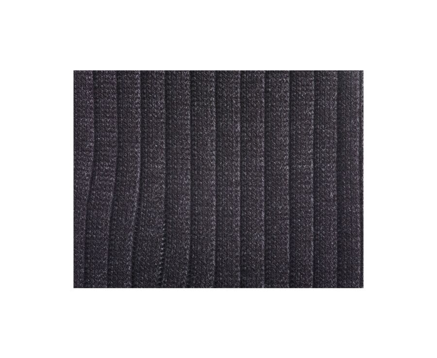 Men's Black & Grey Mercerised Cotton Socks