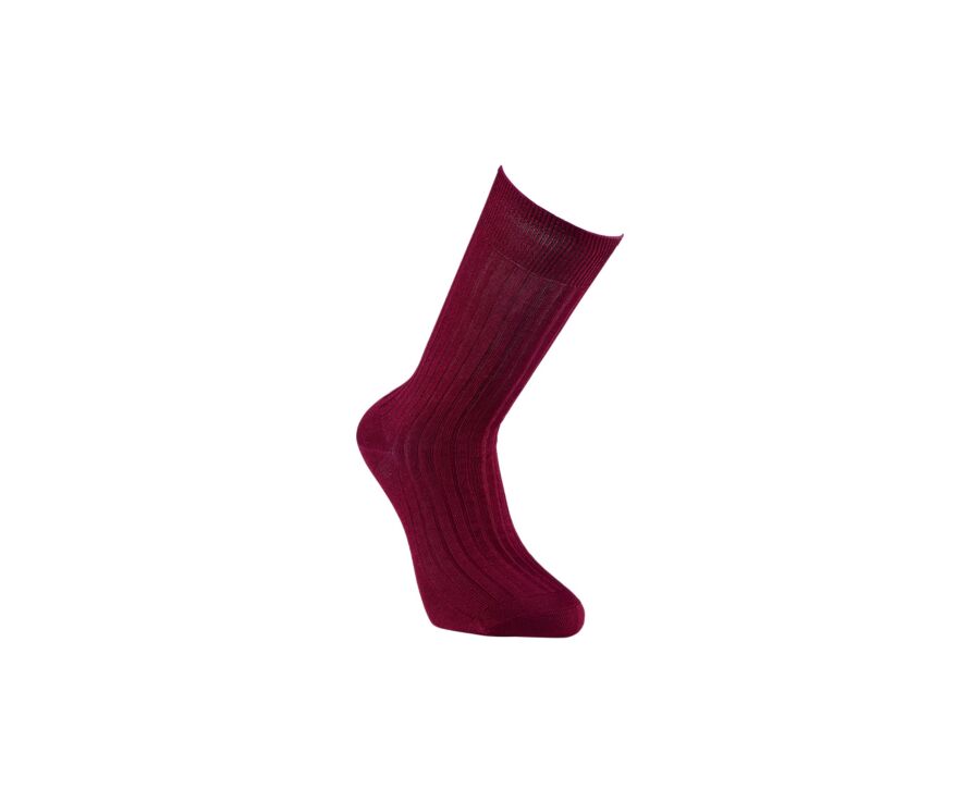 Men's Middle Grey Melange Mercerised Cotton Socks