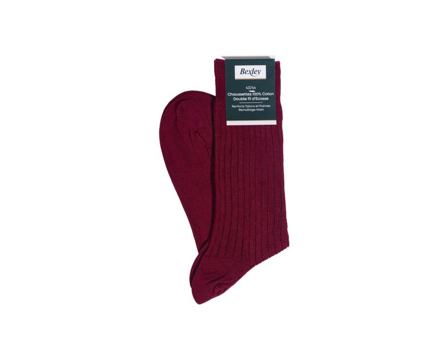 Men's Middle Grey Melange Mercerised Cotton Socks