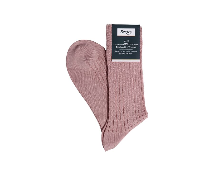 Men's Old Pink Cotton Socks