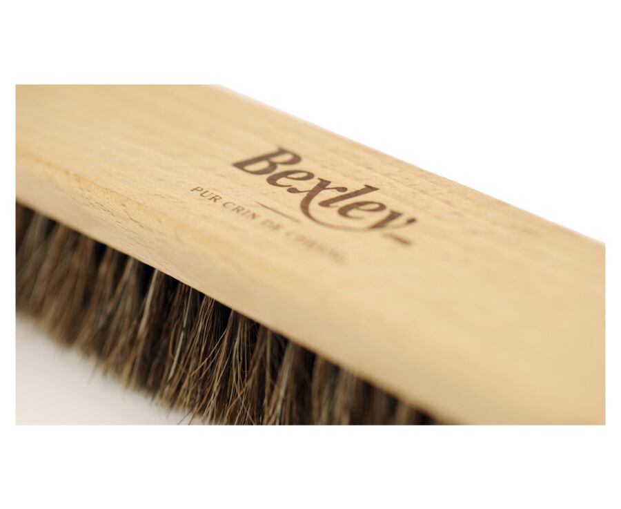 Beechwood and real horsehair brush - 15cm
