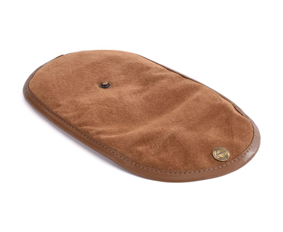 Shoe polishing mitt